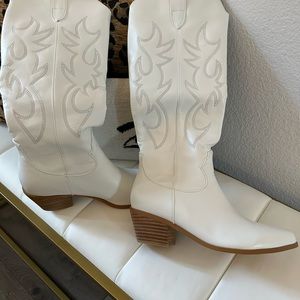 White Cowboy Boots